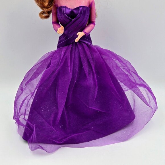 Purple Passion 1995 Barbie Doll Brunette Readhead Mattel Dress Earrings 13555 Re - Picture 4 of 16